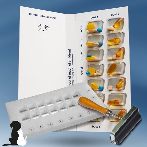 Pet Med 7-Day 2-Dose Multi-Med Starter Kit - 6 Month Supply of Cards
