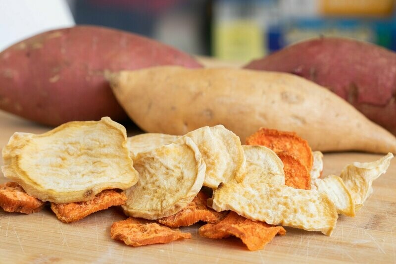 Dried Sweet Potato & Apple Jerky