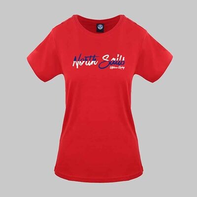 North Sails Womens Red Tee