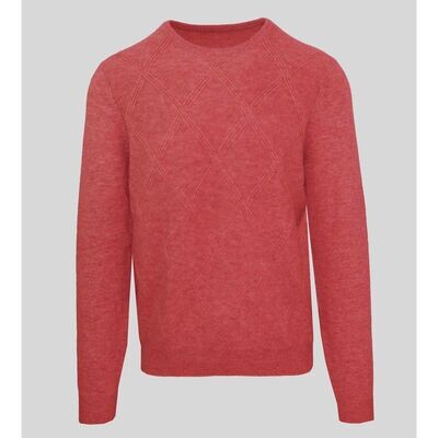 Malo Red Round Neck Sweater