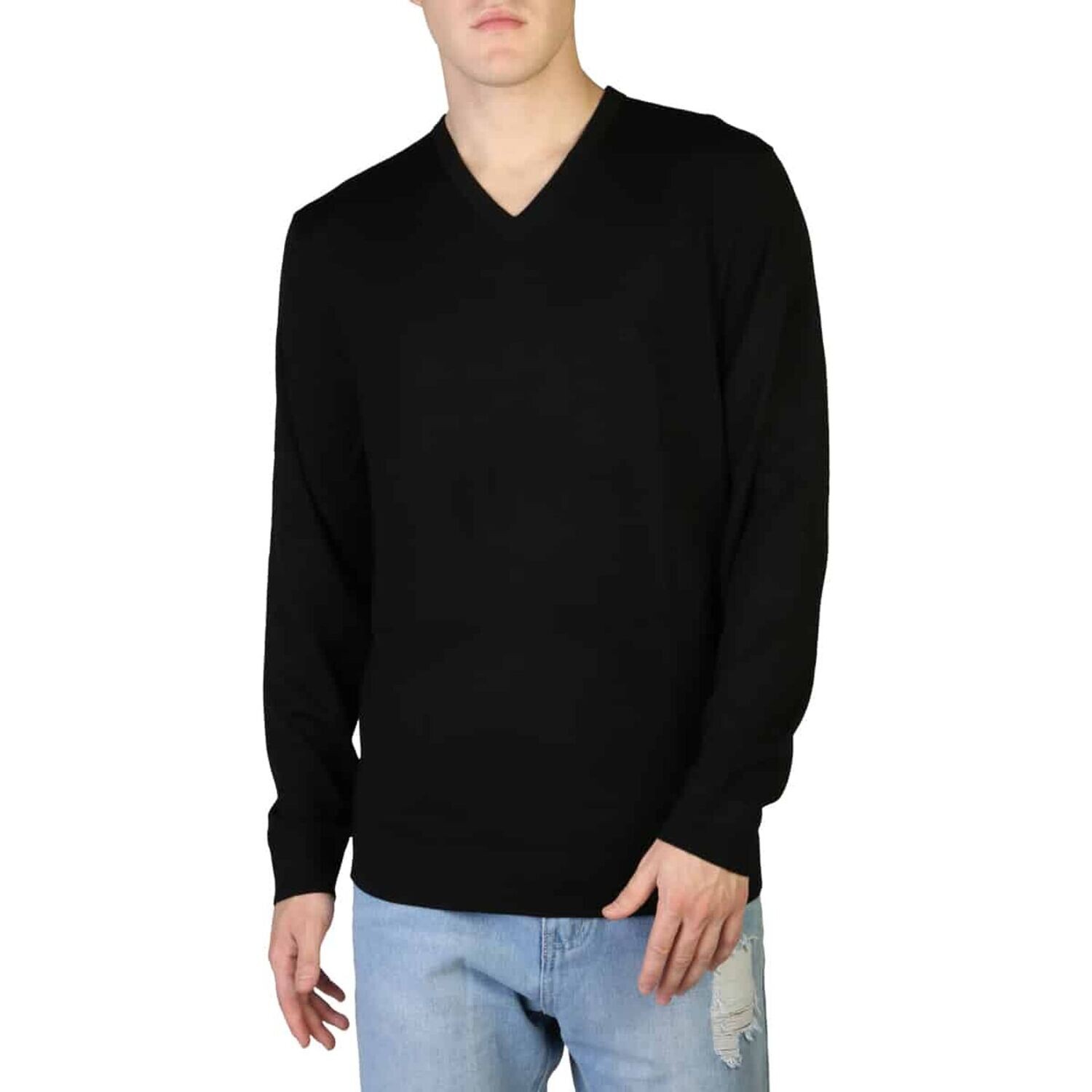 Calvin Klein V Neck Sweater Black