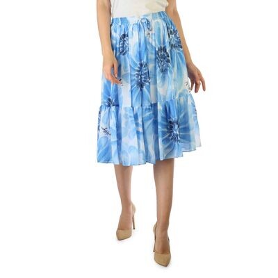 Tommy Hilfiger Womens Blue Floral Skirt