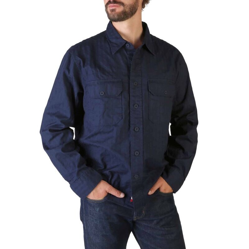 Tommy Hilfiger Mens Navy Shirt