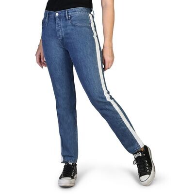 Calvin Klein White Stripe Jeans