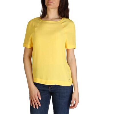 Tommy Hilfiger Womens Yellow Tee