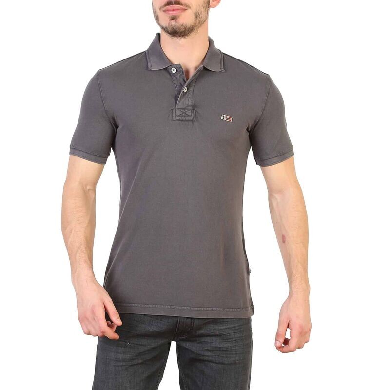 Napapijri Mens Grey Polo