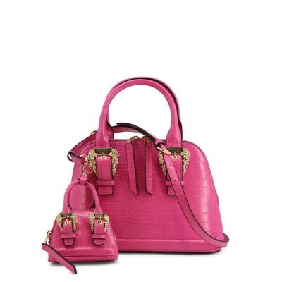 Versace Jeans Poly Pink Handbag