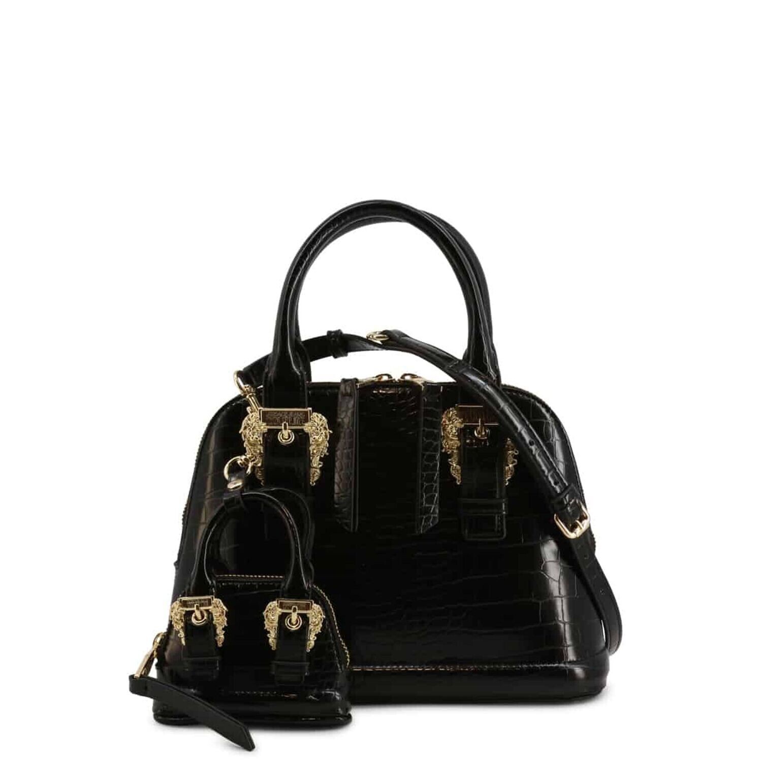 Versace Jeans Poly Black Handbag