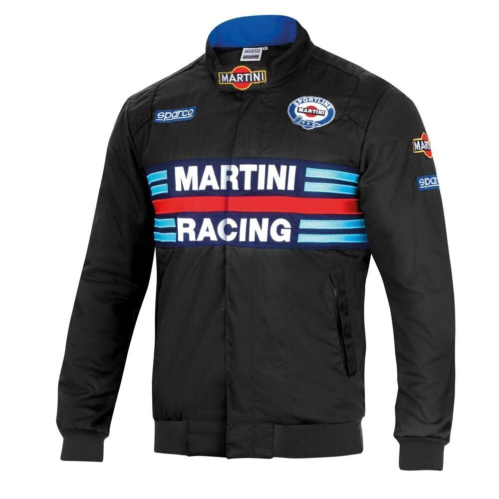 Adult-sized Jacket Sparco Martini Racing Black M
