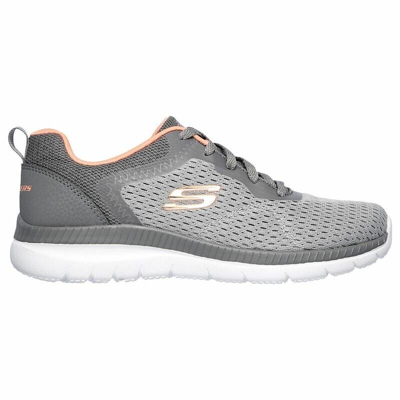 Women&#39;s Grey Bountiful Skechers Trainers
