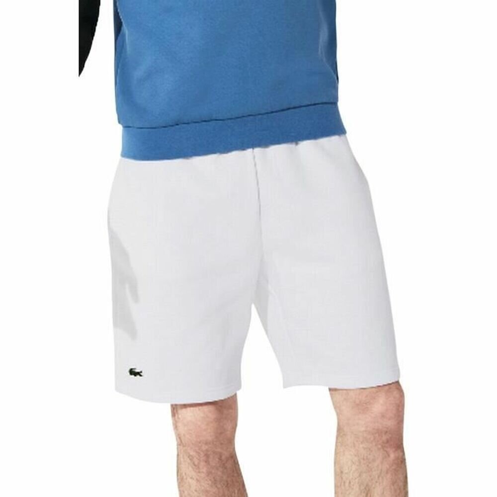 Men's Lacoste White Sports Shorts