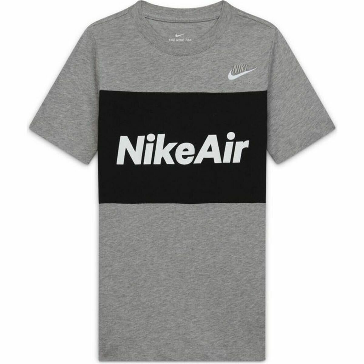 Children's Short Sleeve Nike Air Grey T-Shirt