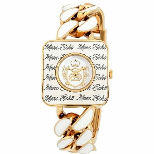 Ladies Marc Ecko gold strap watch
