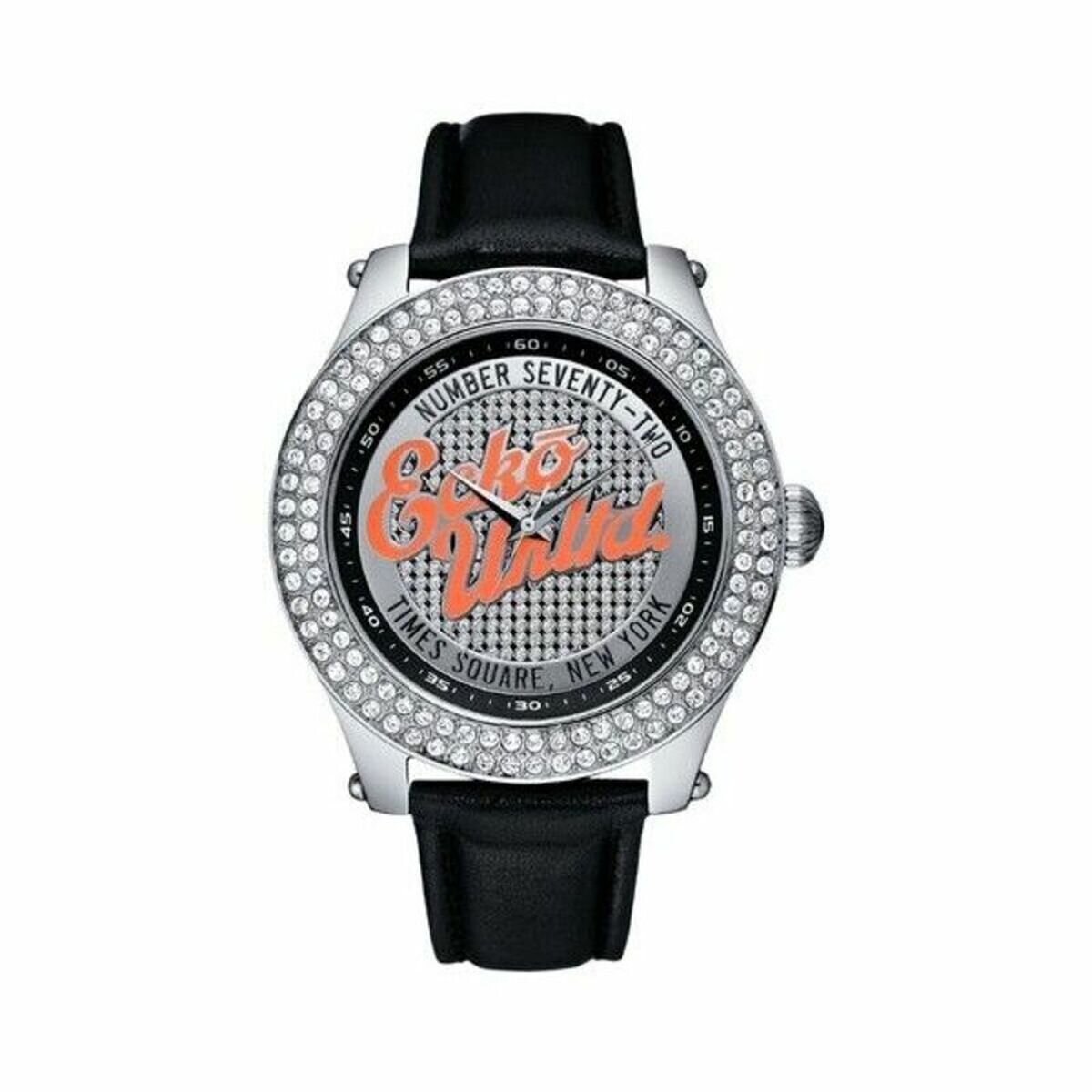 Mens White and Silver Marc Ecko Watch