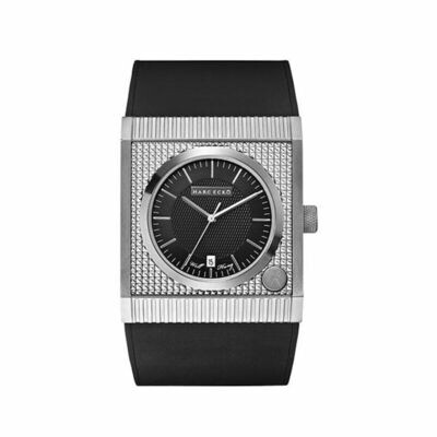 Mens black and silver Marc Ecko wrist watch