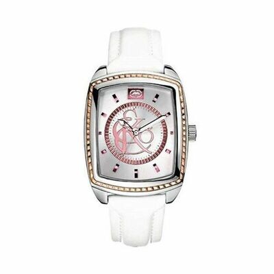 Unisex Pink and Silver Marc Ecko Watch