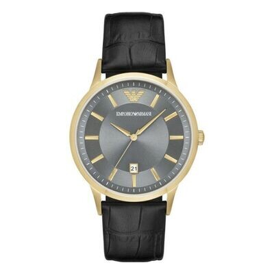 Men&#39;s Gold and Grey Armani Watch