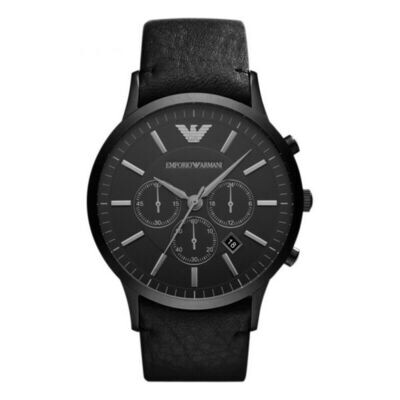Men&#39;s Black Analog Armani Watch