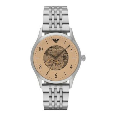 Men Brown Meccanico Armani Watch