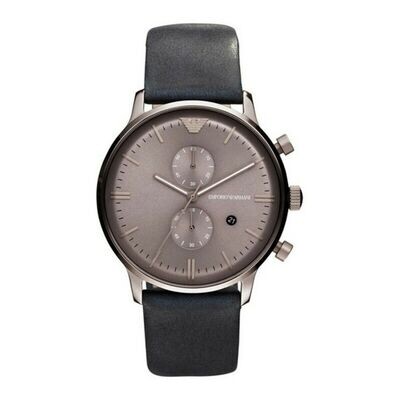Mens Gray Face Armani Watch