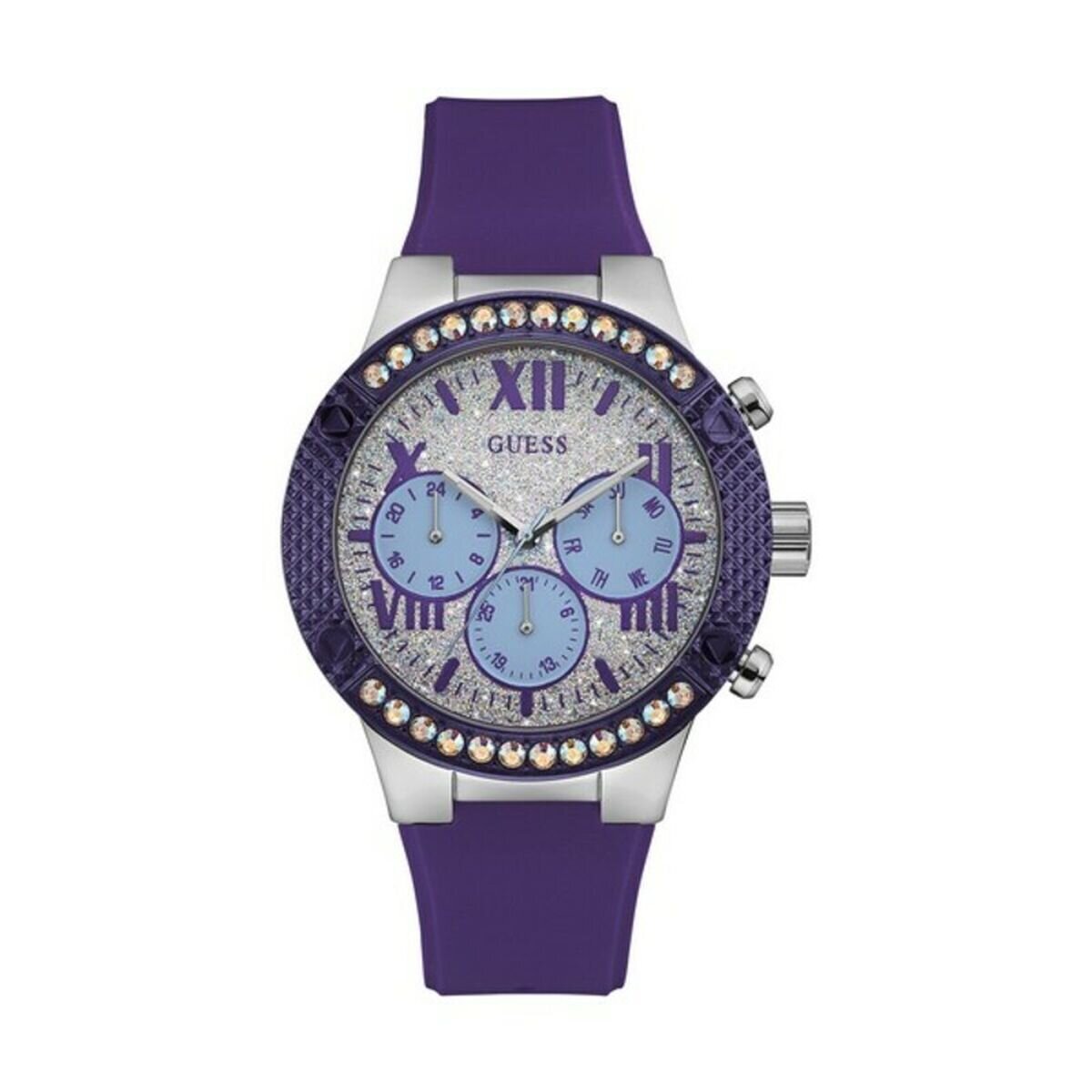 Ladies Lila Sports Guess Watch