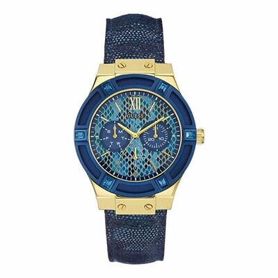Ladies Navy Blue Guess Jet Setter Watch