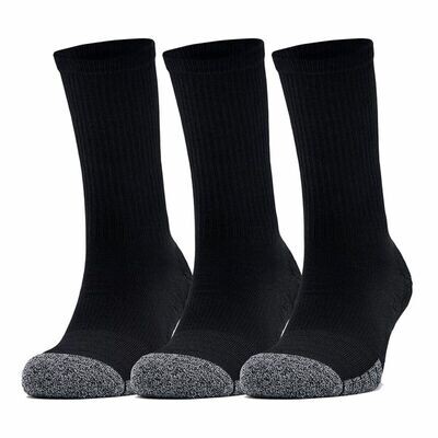 Socks Heatgear Crew Under Armour 1346751-001 3 pairs Black 47-50