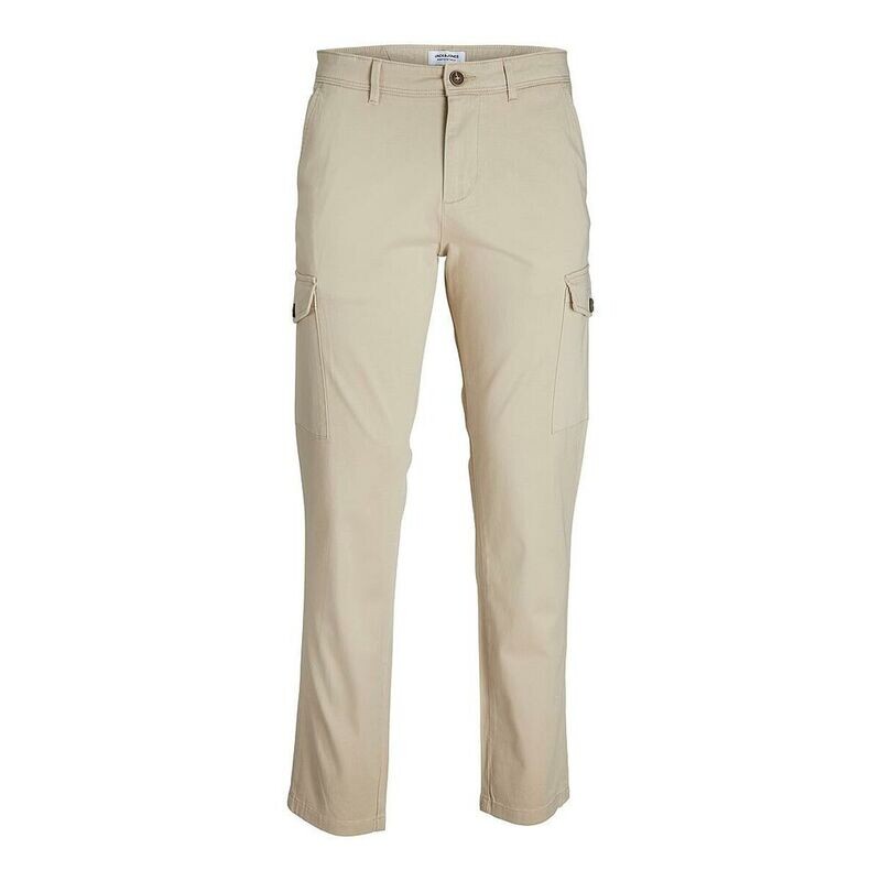 Men&#39;s Jack &amp; Jones Beige Cargo Trousers