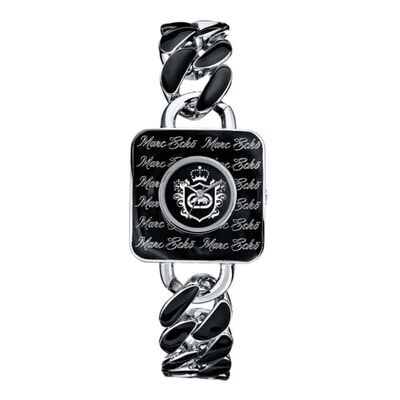 Ladies black and Silver Marc Ecko watch
