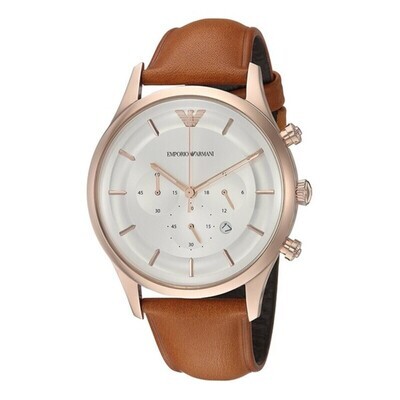 Men&#39;s Rose gold accent Armani Watch