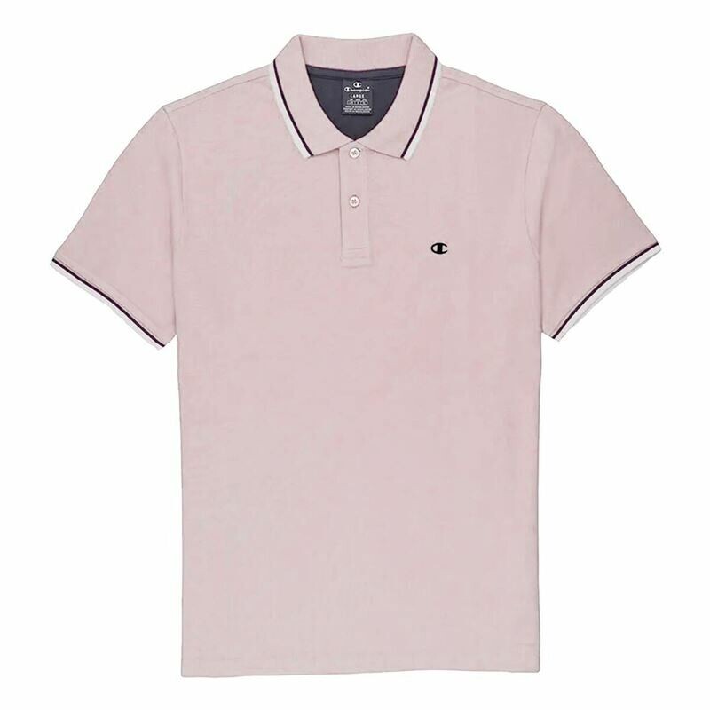 Men&#39;s Champion Sportswear Pink Polo Shirt