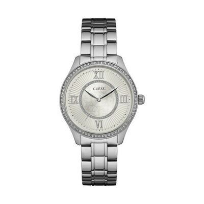 Ladies Silver Quartz Guess Watch