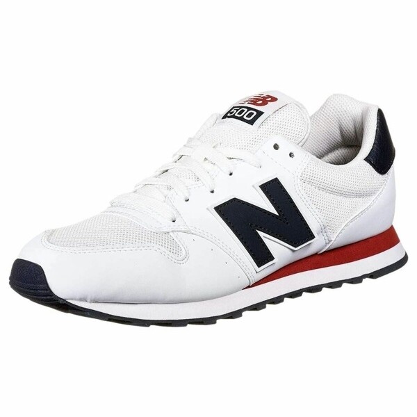 New Balance 500 White Trainers