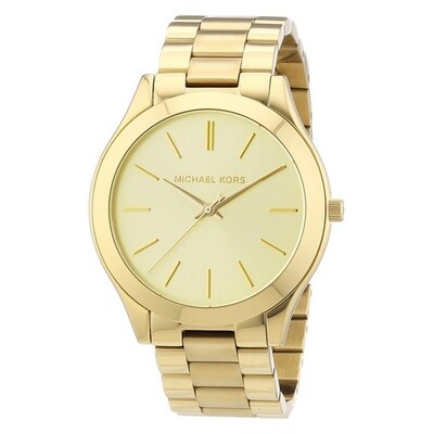 Michael Kors Slim Runway Gold Ladies Watch