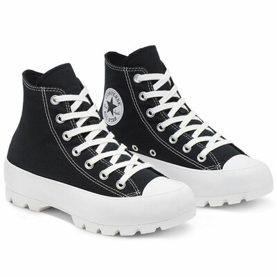 Converse All Star Lugged Black Trainers