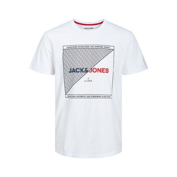 Short Sleeve White Jack & Jones T-Shirt