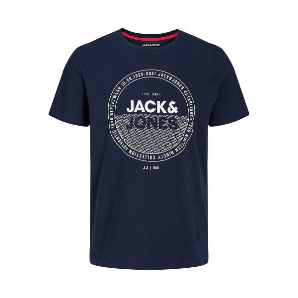 Short Sleeve Jack &amp; Jones Navy T-Shirt