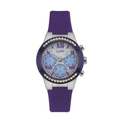 Ladies Purple Quartz Guess Watch