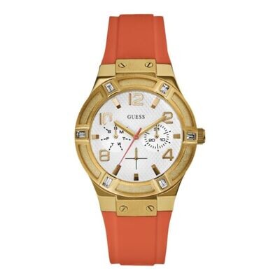 Ladies Orange Sports Guess Watch