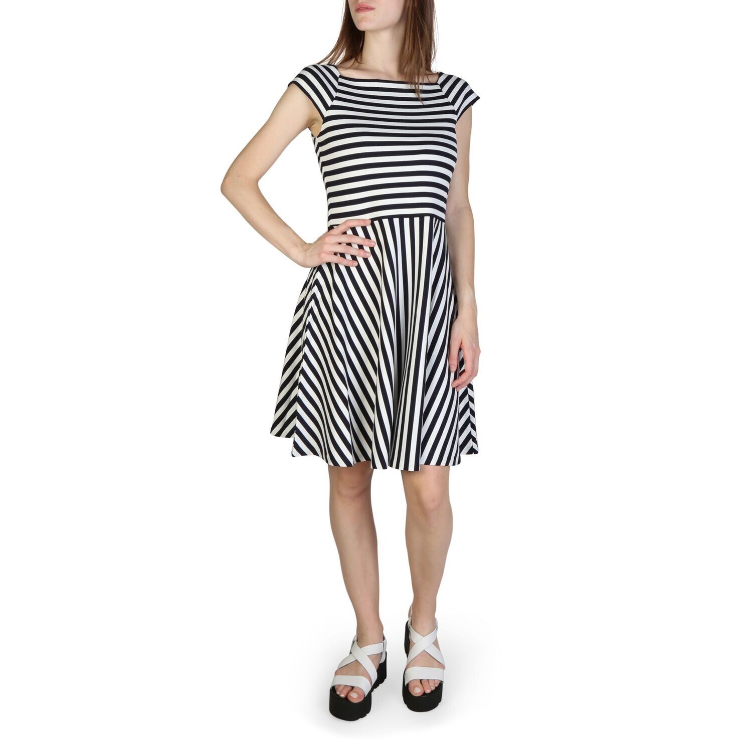 Armani Exchange Striped Dress