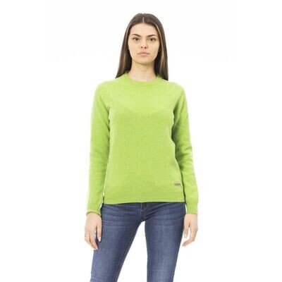 Baldinini Trend Acid Green Sweater