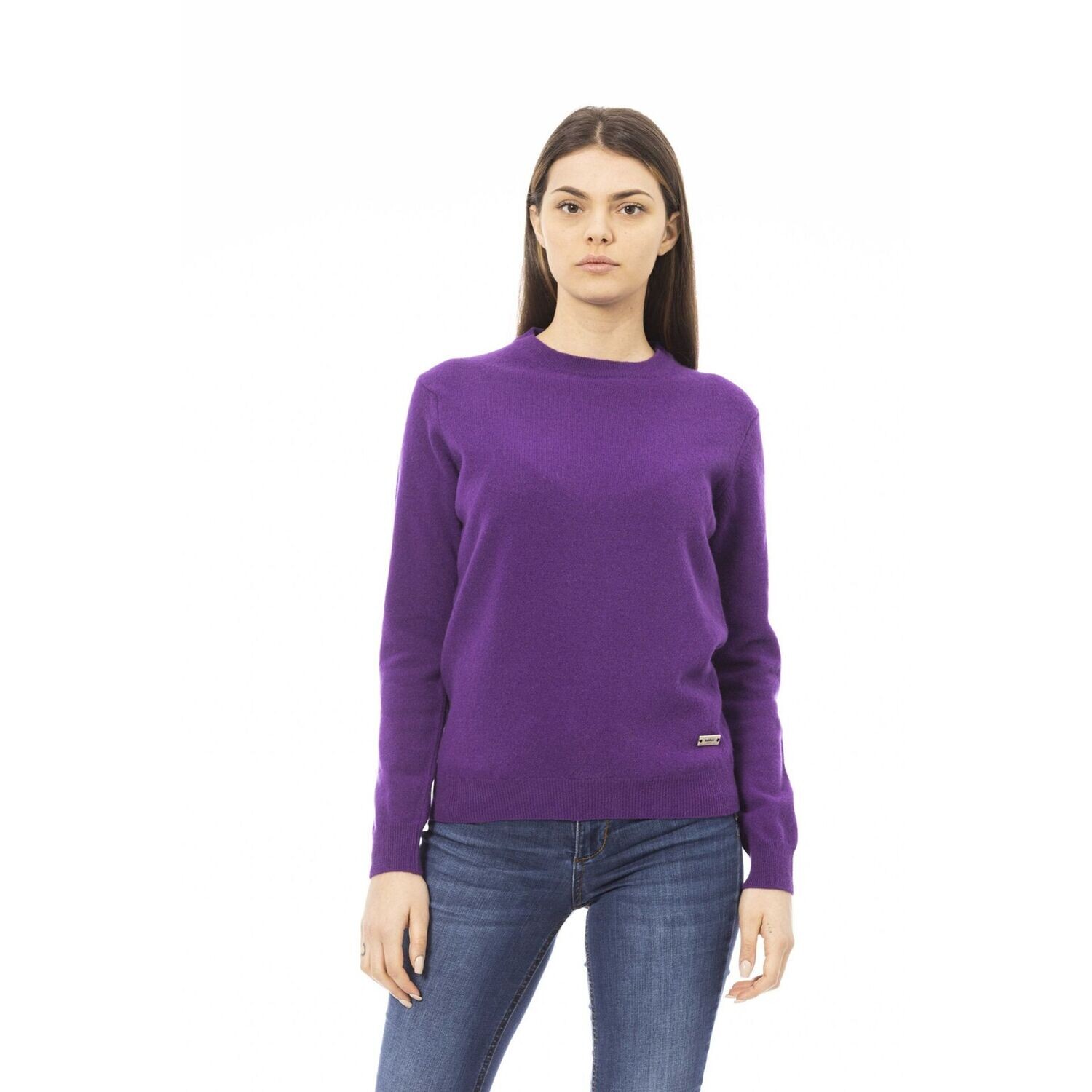 Baldinini Trend Purple Sweater, size: S