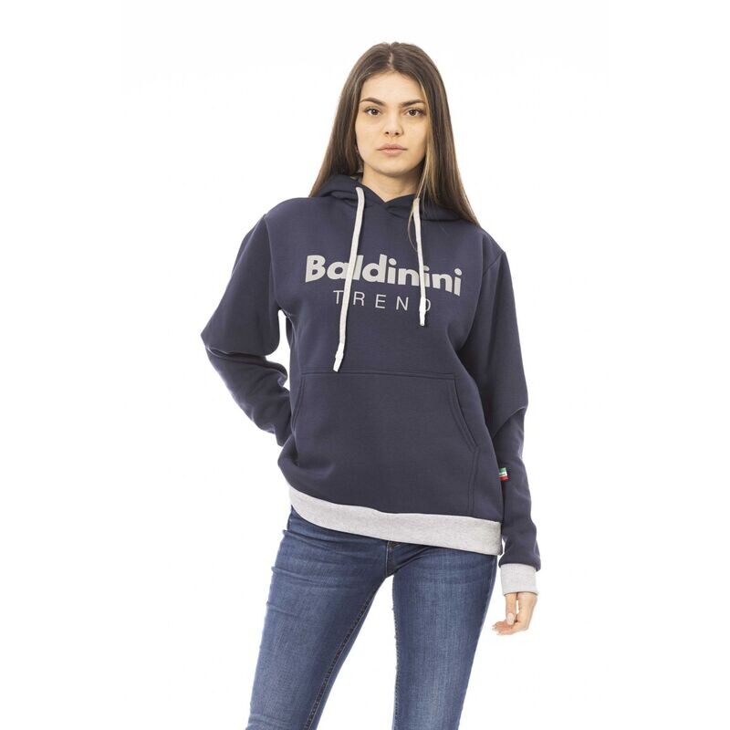 Baldinini Trend Navy Grey Hoodie