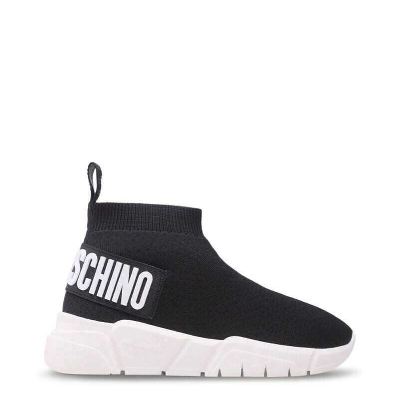 Love Moschino Black High Trainers
