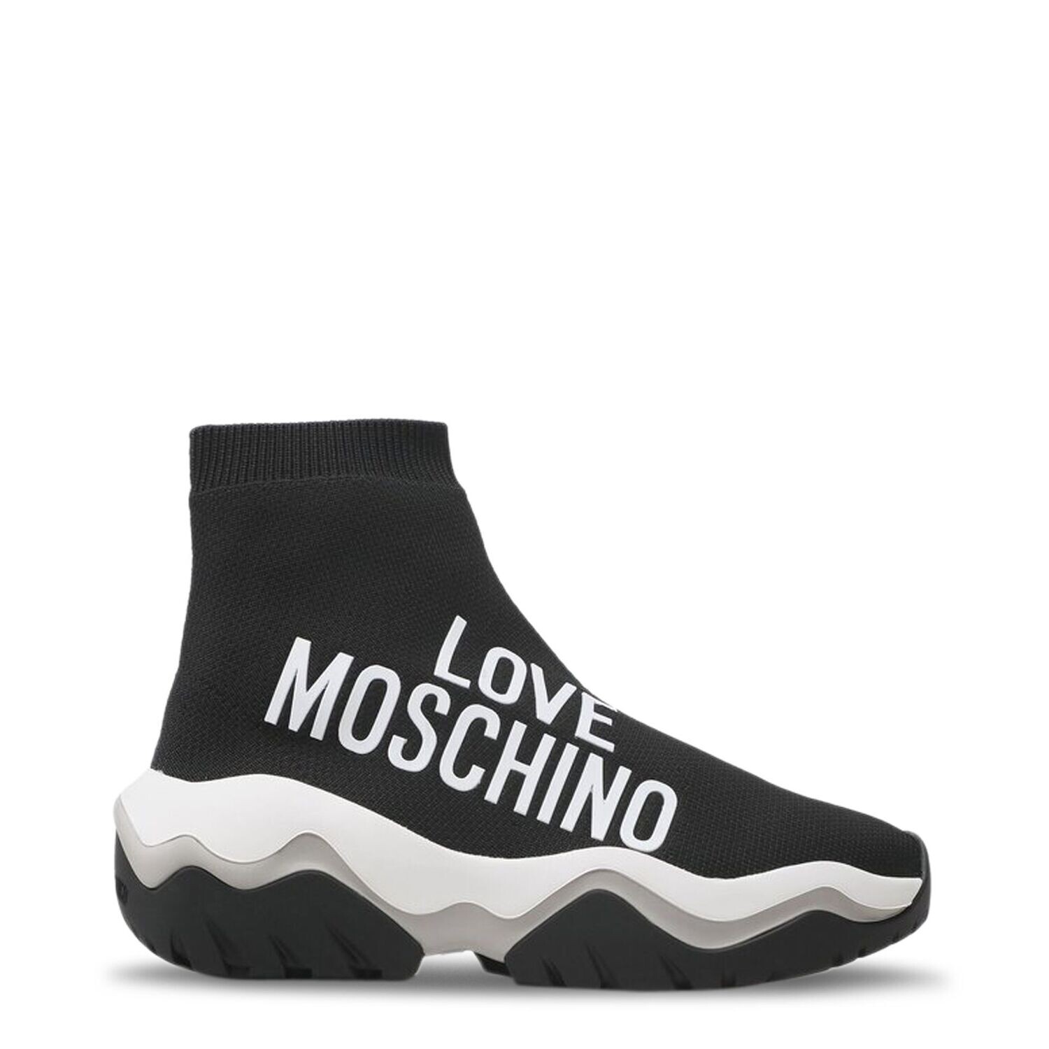 Love Moschino Black High Top Trainers