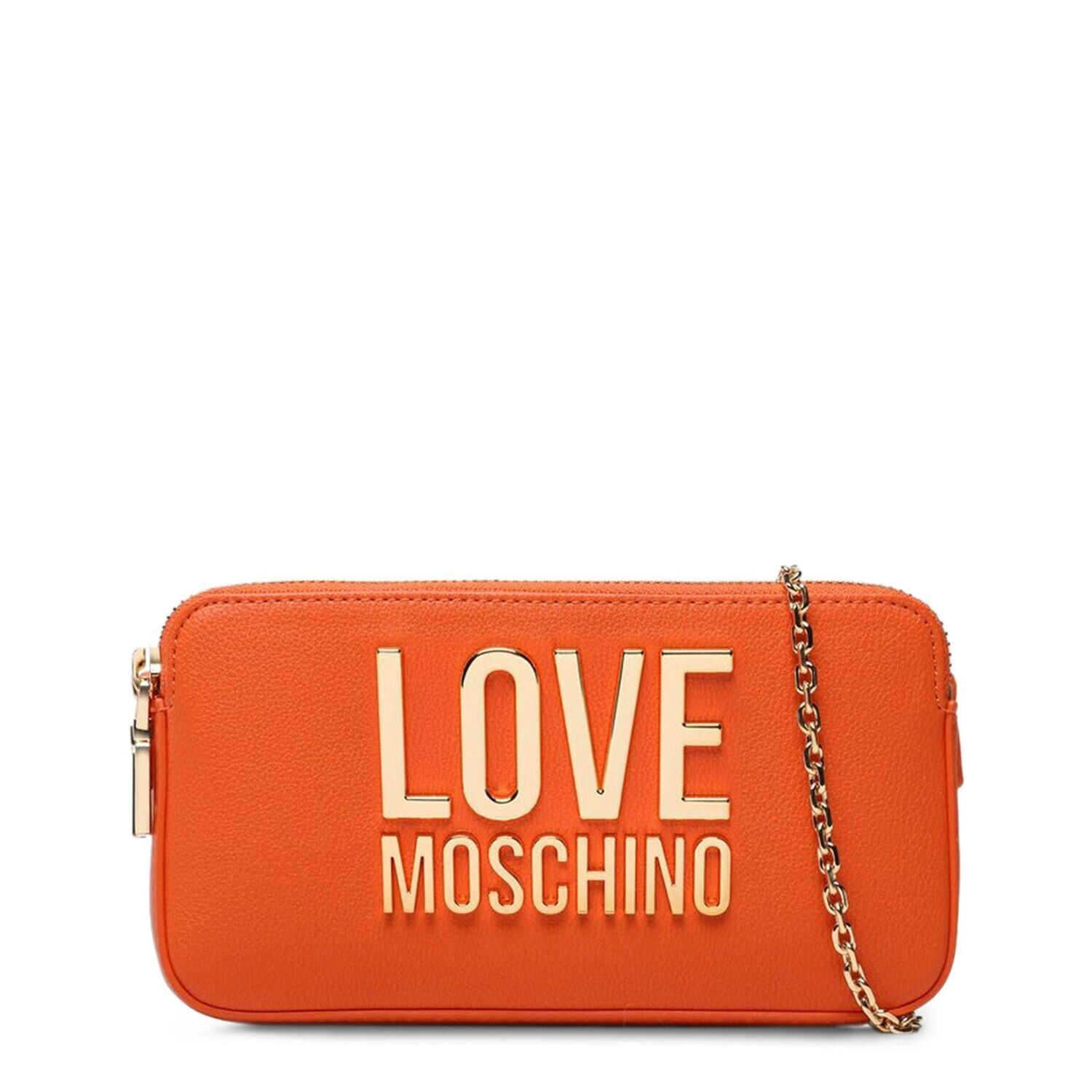 Love Moschino Orange Clutch Bag