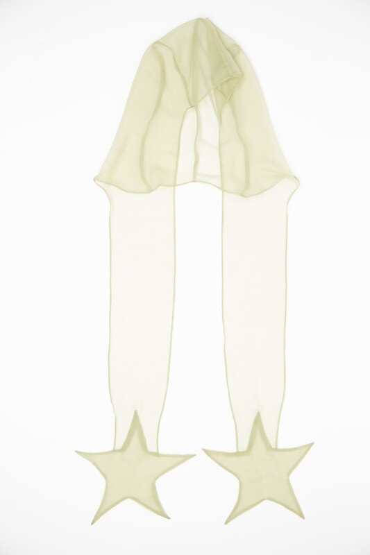 Chiffon star hood