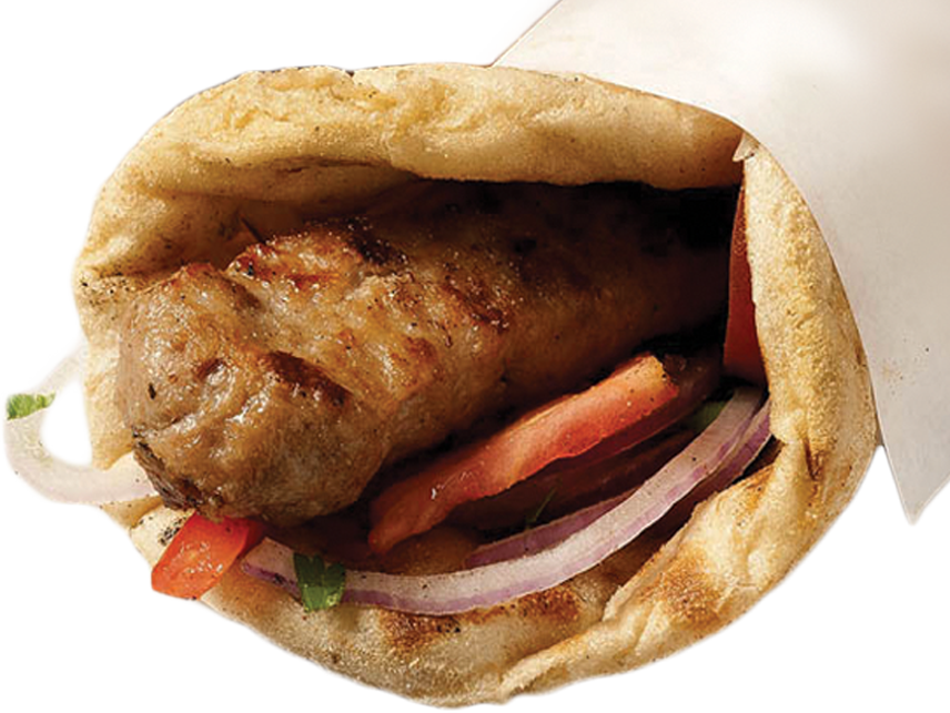 Pita Kebab Vita Oaie/Porc
