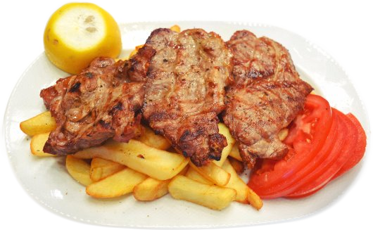 Brizolaki La Farfurie (ceafa de porc)