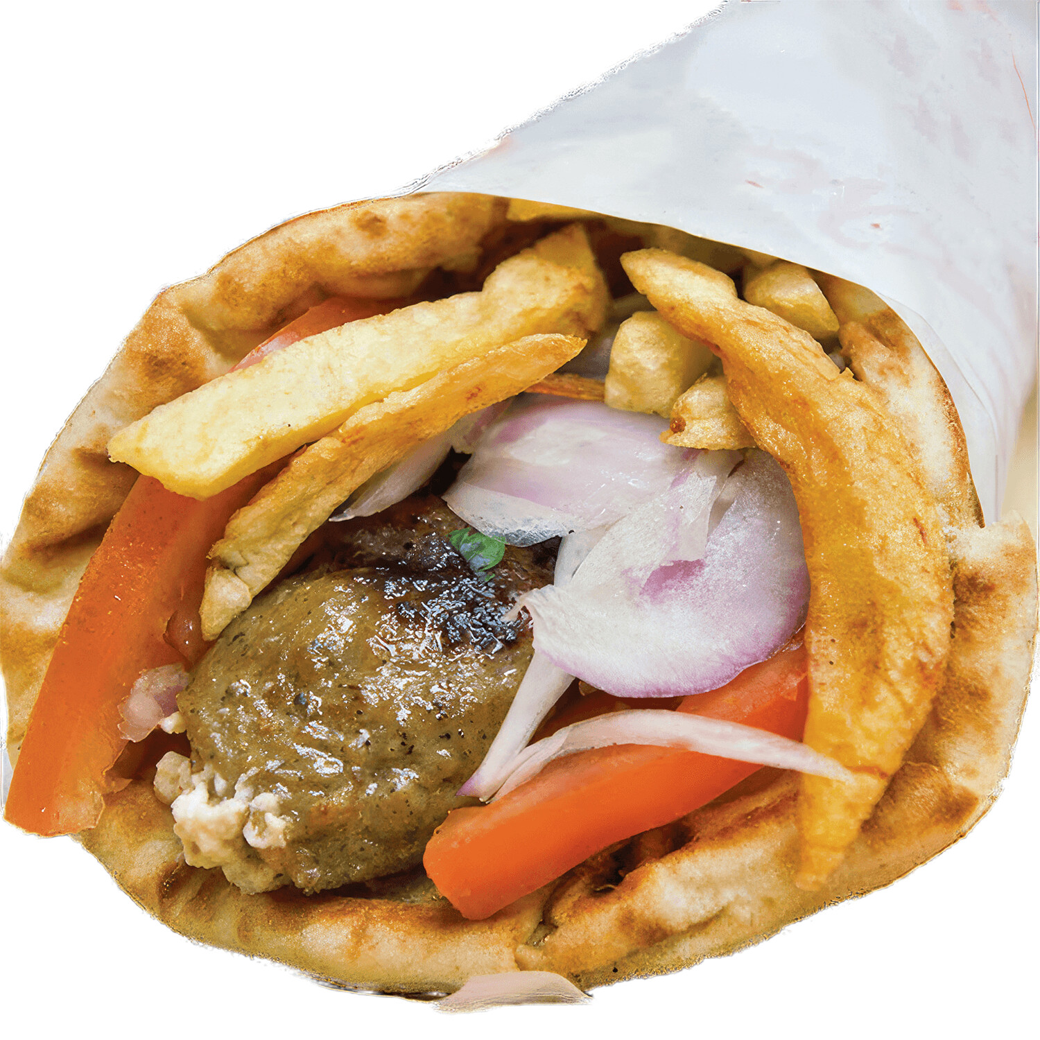 Pita Kebab Cu Crema De Branza